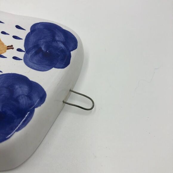 The Boozell Collection Noah's Ark Ceramic Cross Hanging Wall Art Terracotta 10in - Picture 9 of 12